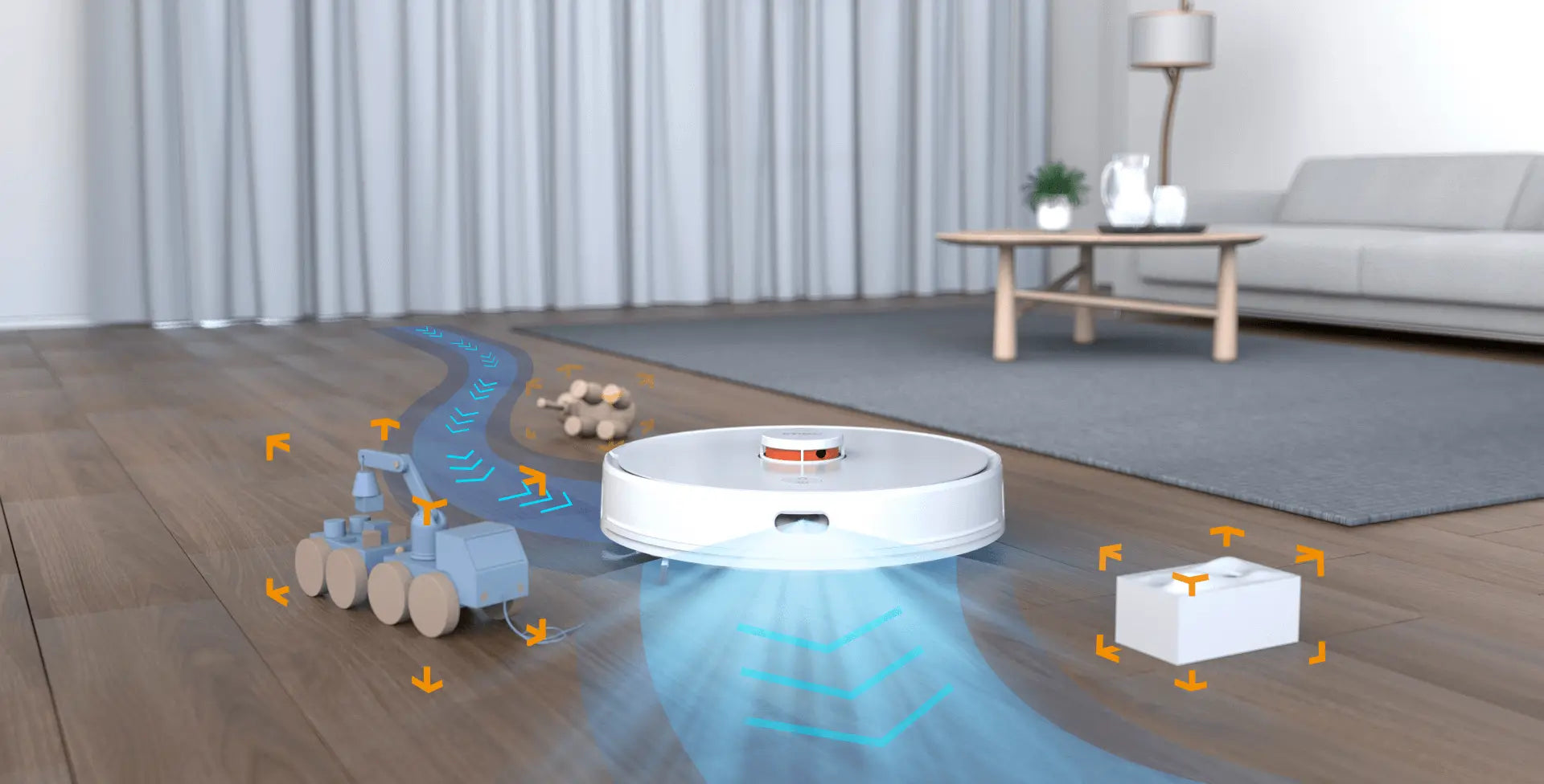 Tweedekans Imou RV1C Slimme Robotstofzuiger met LiDAR