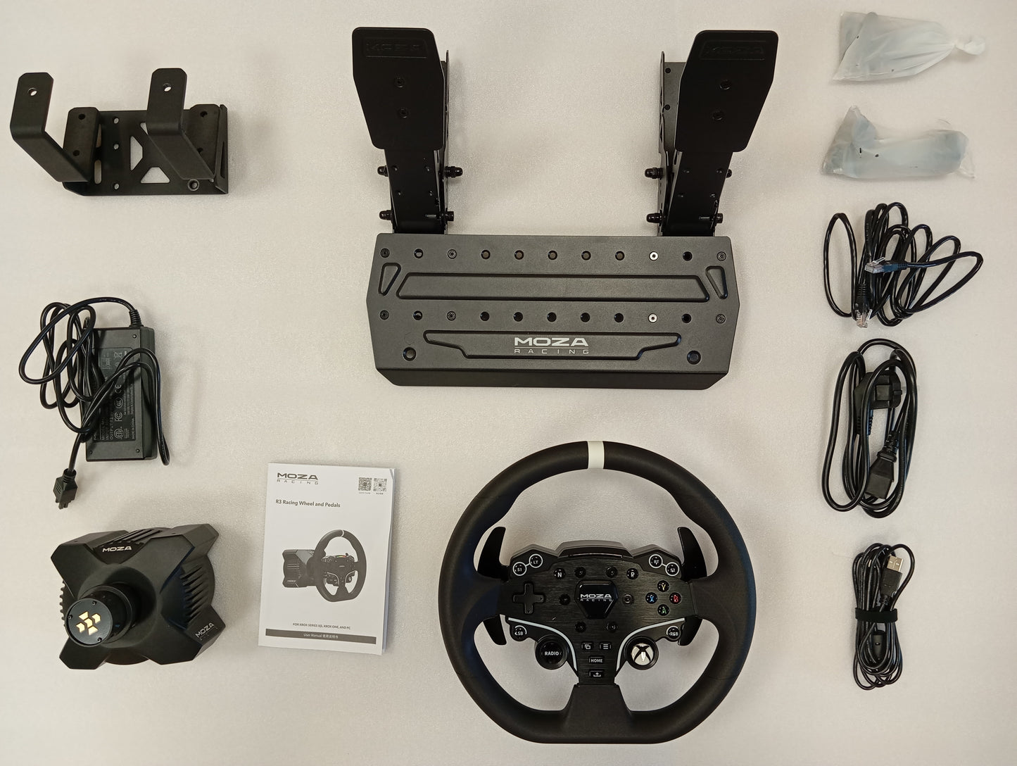 Tweedekans R3 Racing Wheel and Pedals for Xbox & PC