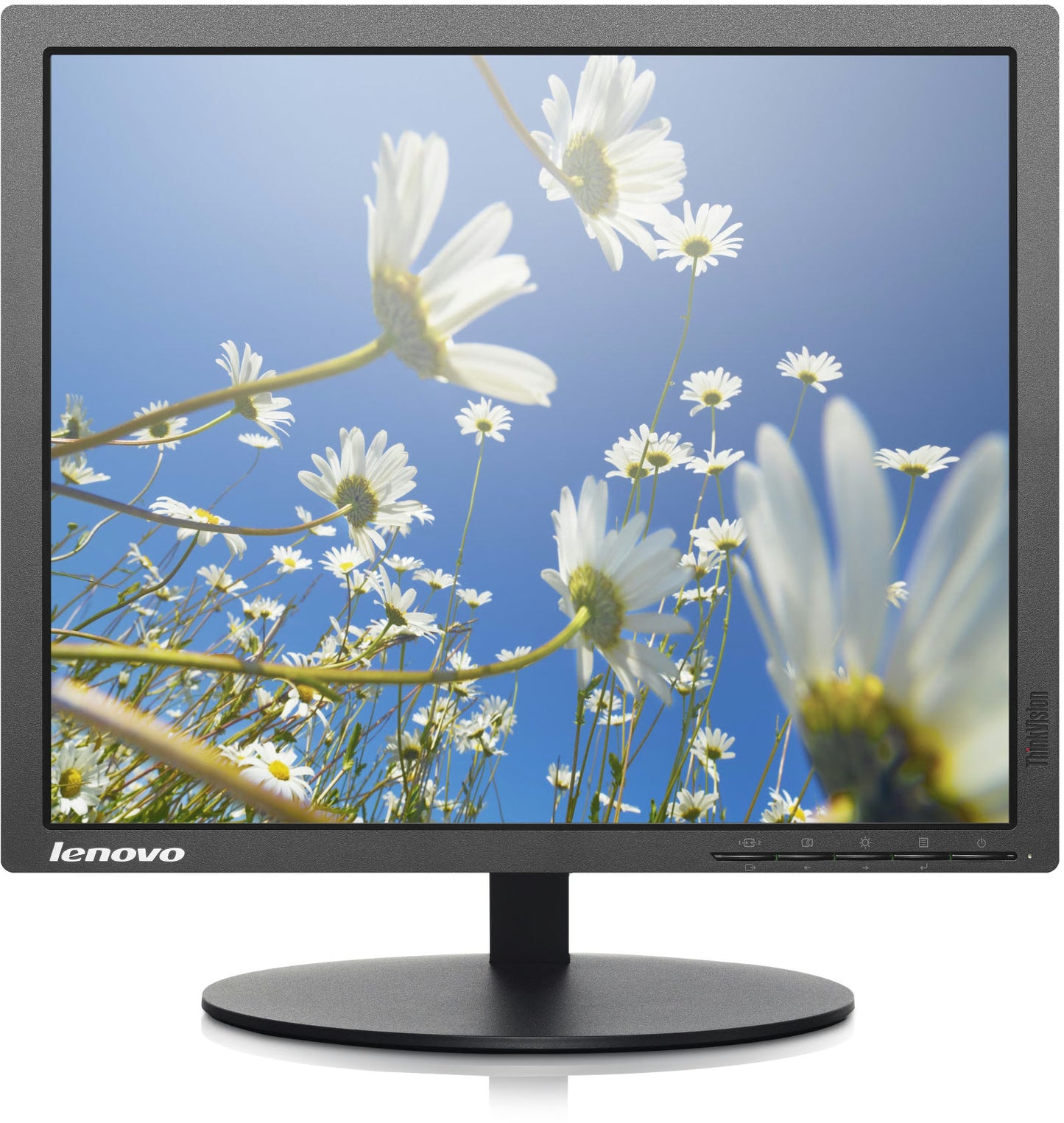 NIEUW! Lenovo ThinkVision T1714p – 17 inch Monitor – 1280 x 1024 – TN – VGA/DVI/DisplayPort – Zwart