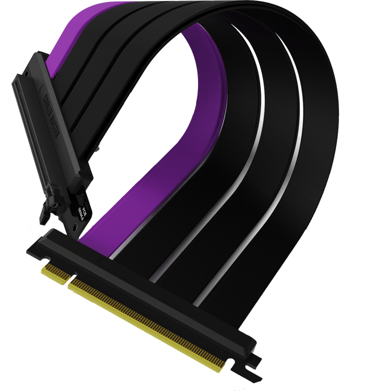 Cooler Master MasterAccessory Riser Cable PCIe 4.0 x16 - 200mm, Zwart