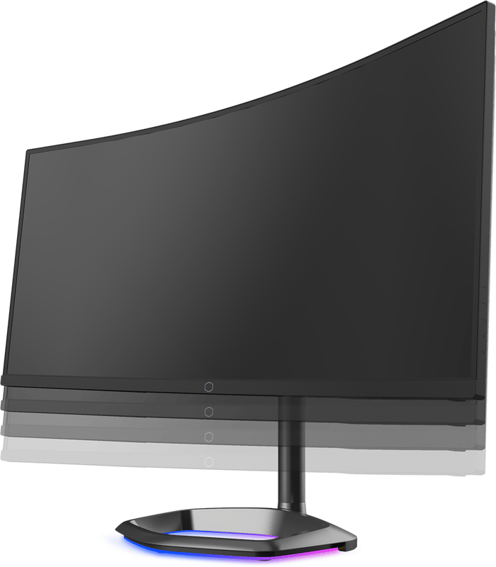 Refurbished Cooler Master GM34-CWQ ARGB Black Gaming Monitor