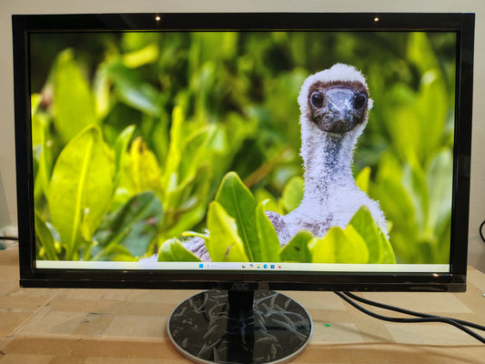 AOC Q2778VQE Zwart, Refurbished