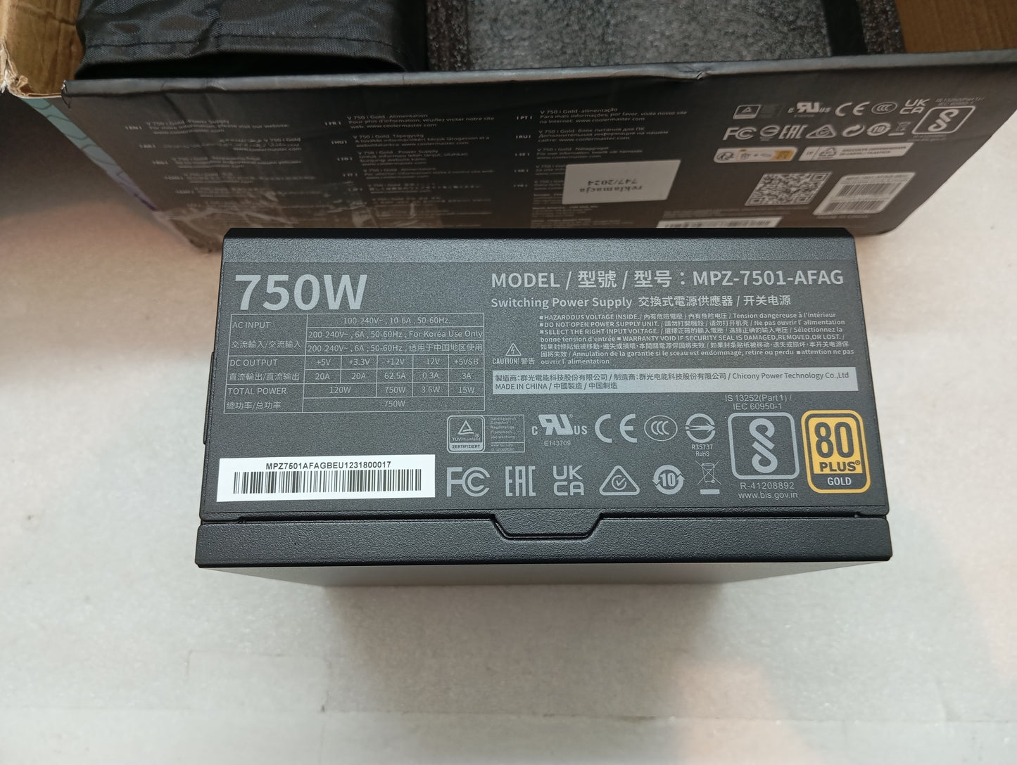 Refurbished Cooler Master V750 Gold i Multi