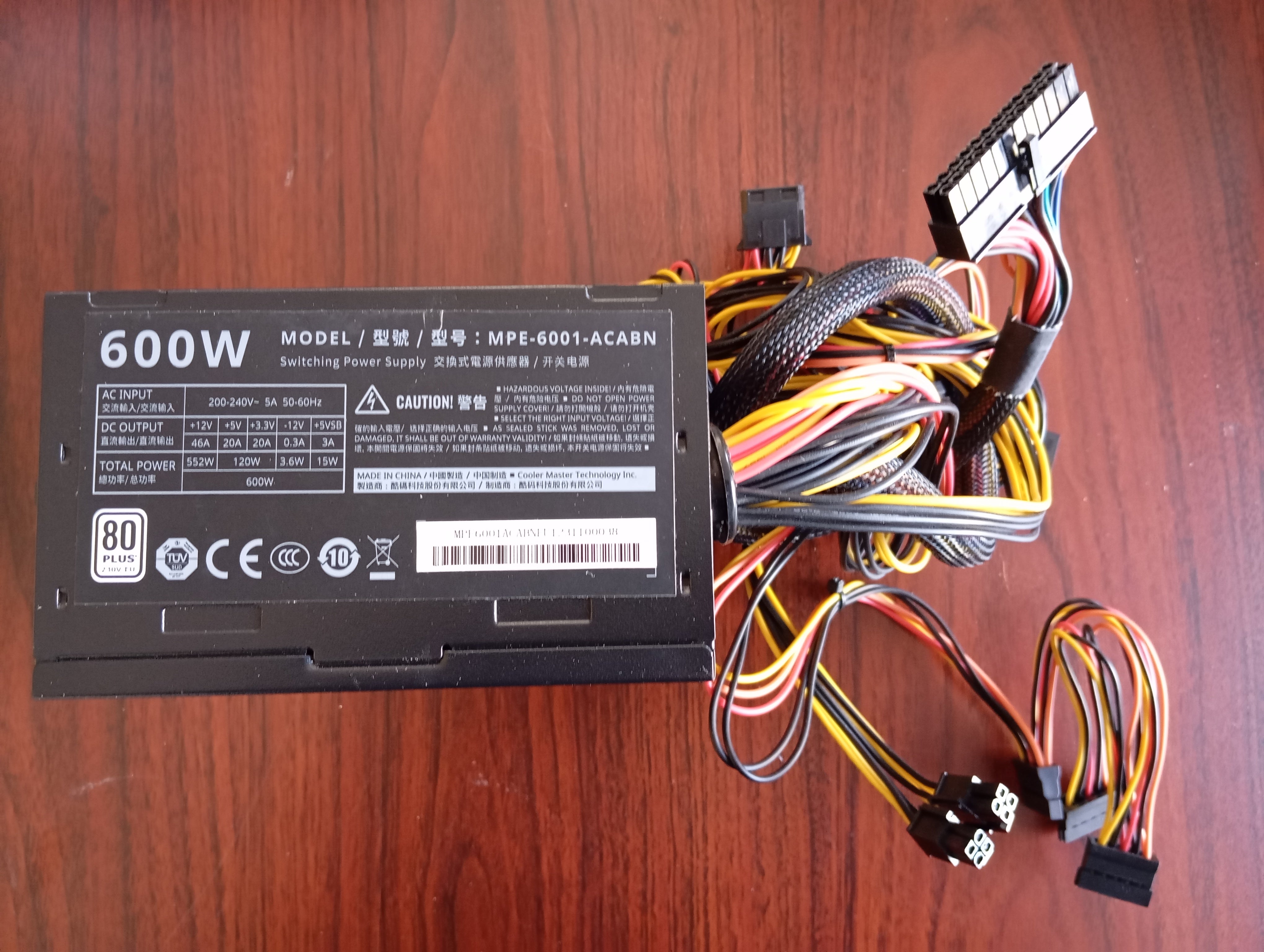 Refurbished Cooler Master Elite 600 230V - V4