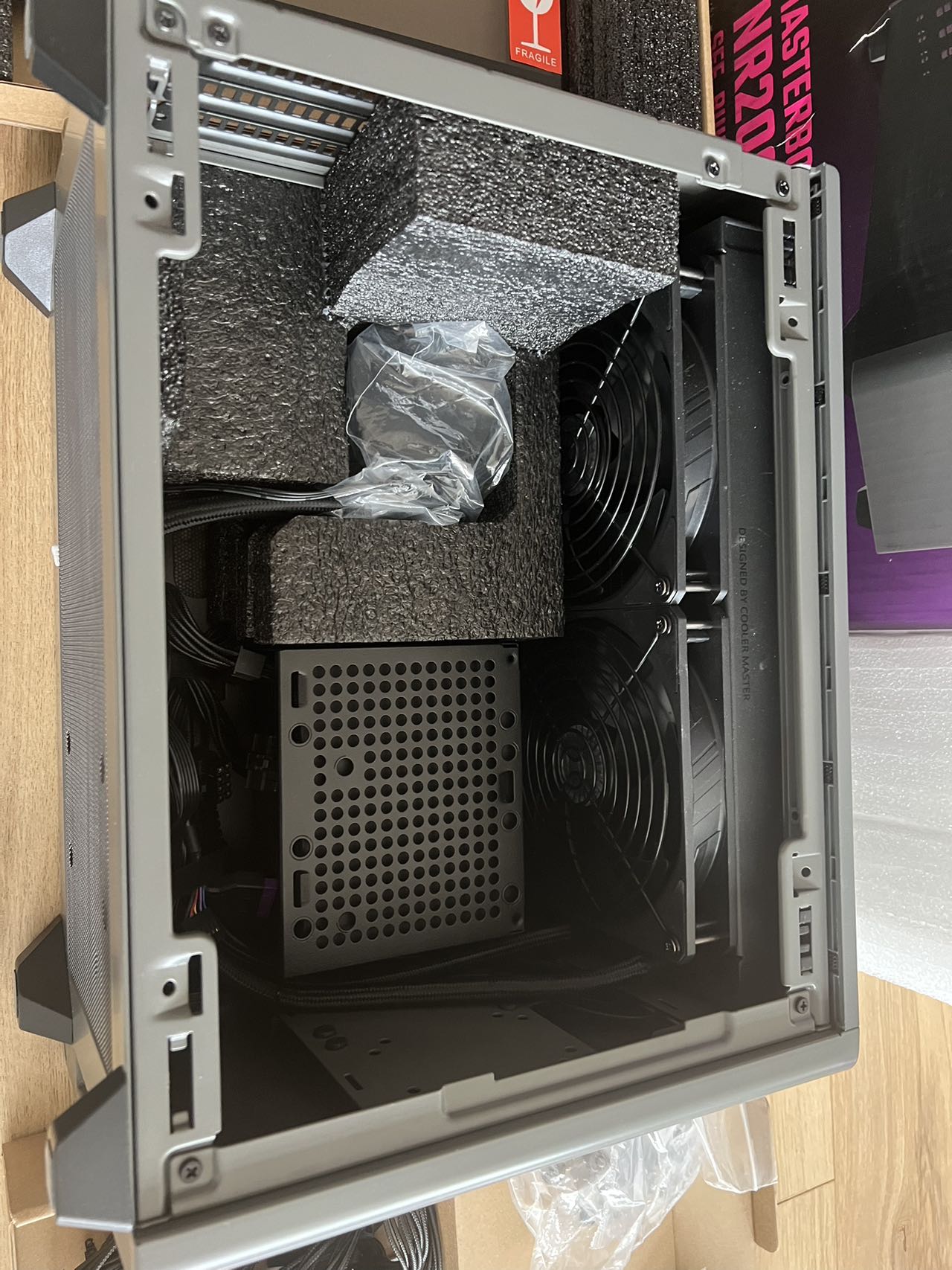 Second Chance Cooler Master MasterBox NR200P Max Black Incl. 850W PSU &amp; built-in 280mm AIO
