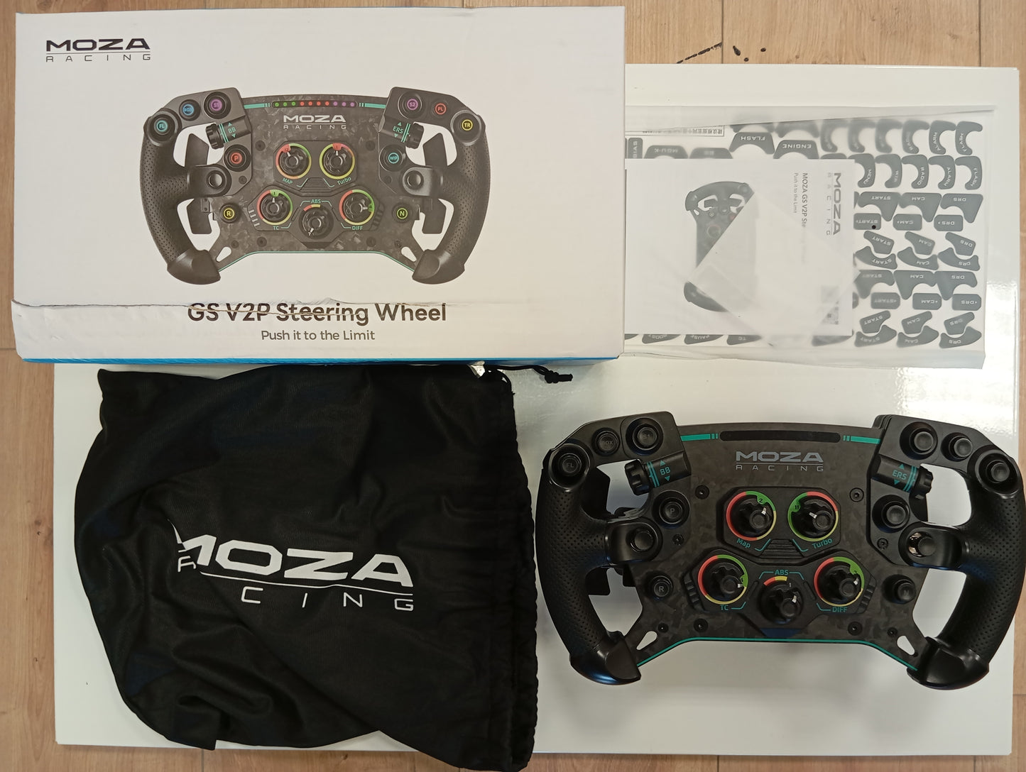 Moza GS V2P Wheel Zwart, Refurbished