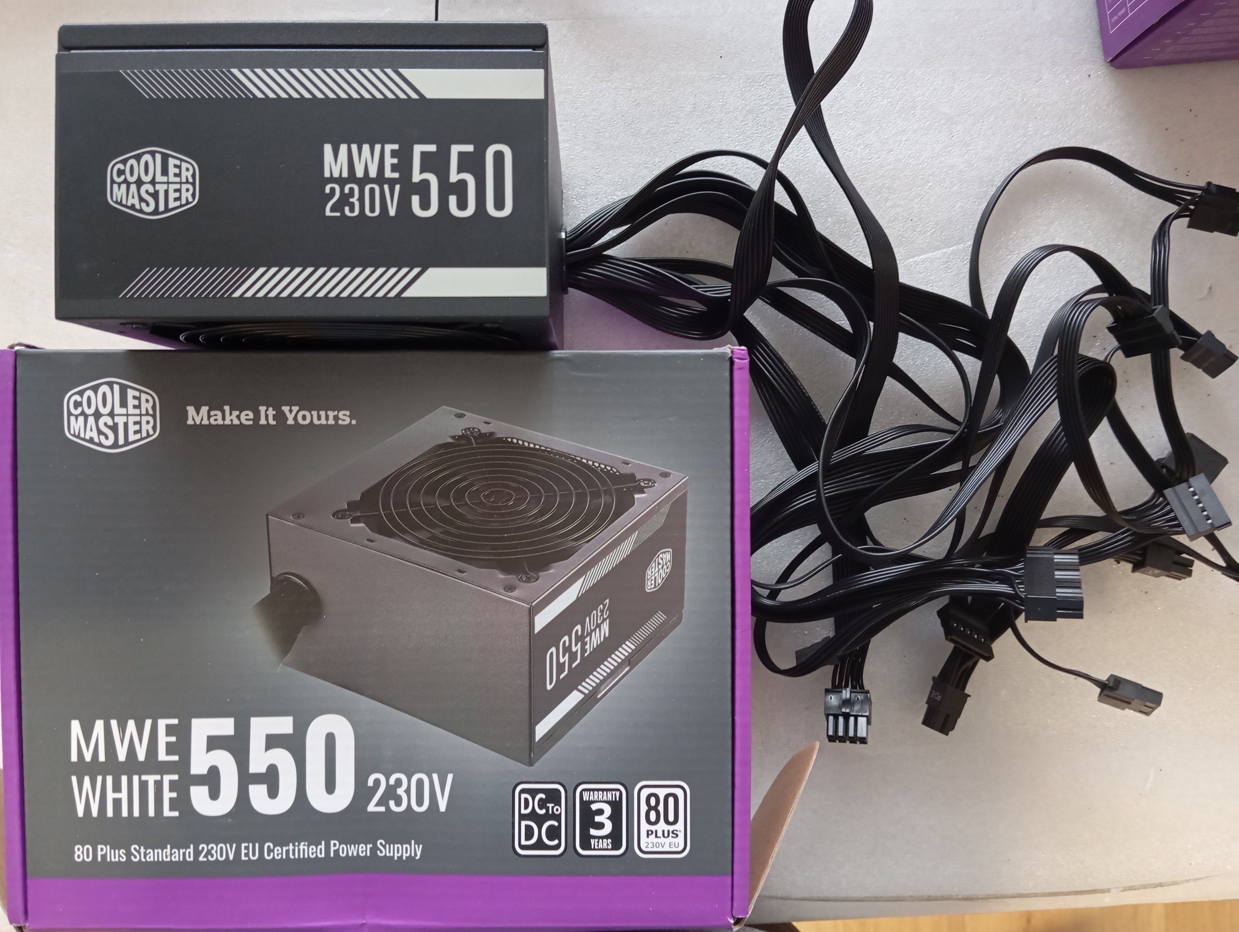 Refurbished Cooler Master MWE 550 White 230V - V2