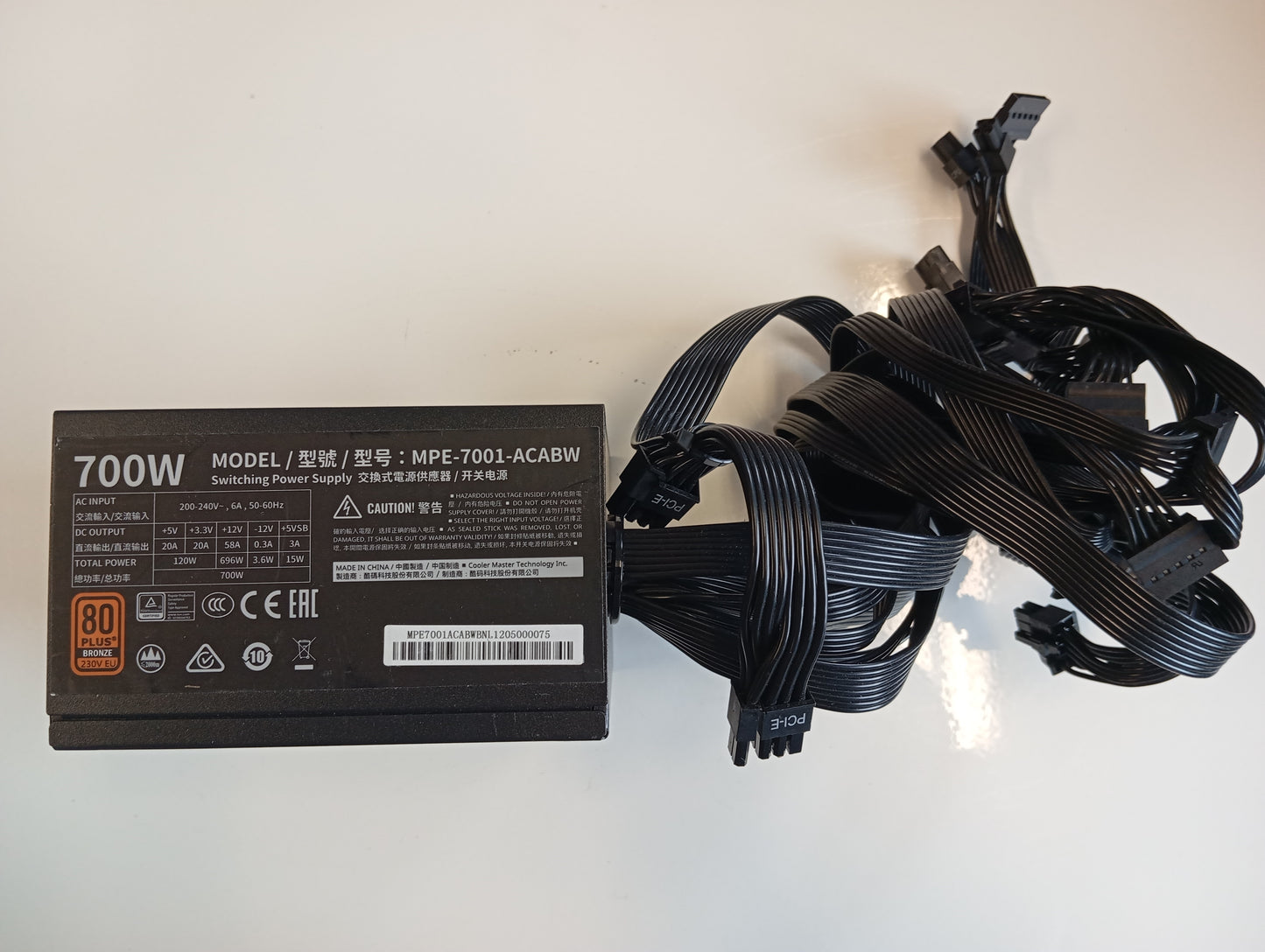 Refurbished Cooler Master MWE 750 Bronze - V3 230V