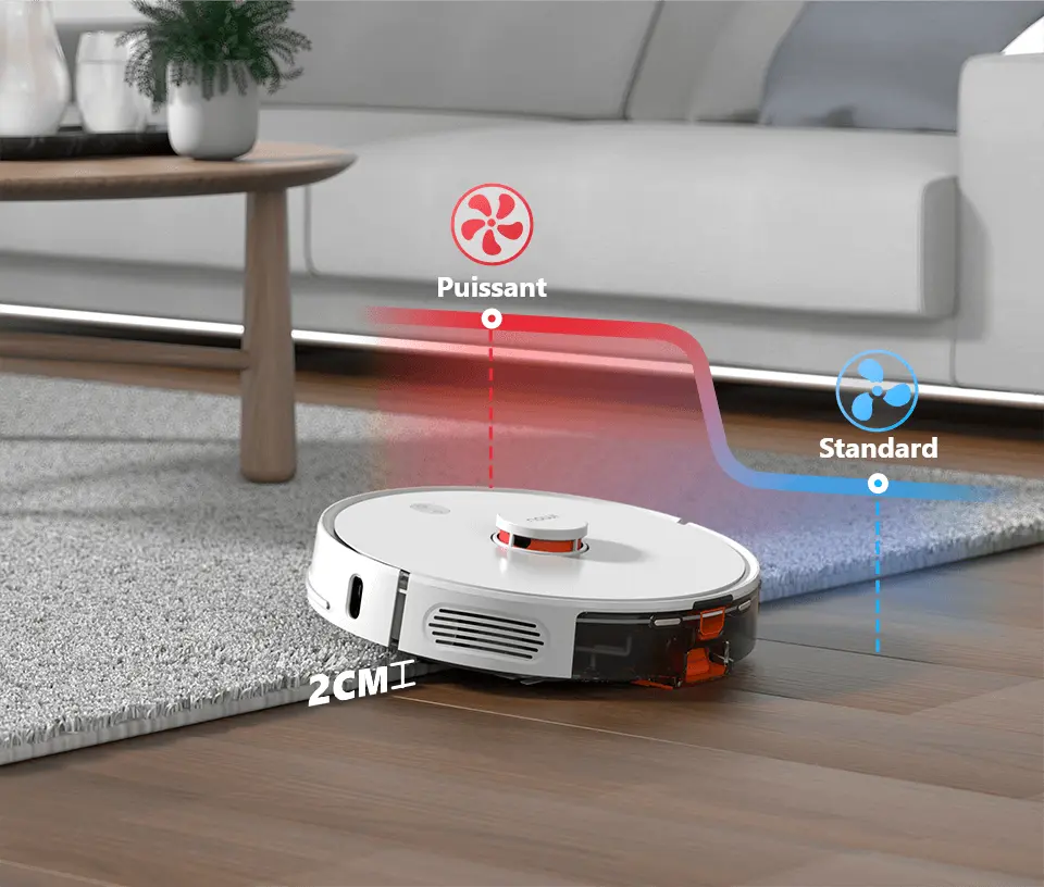 Tweedekans Imou RV1C Slimme Robotstofzuiger met LiDAR