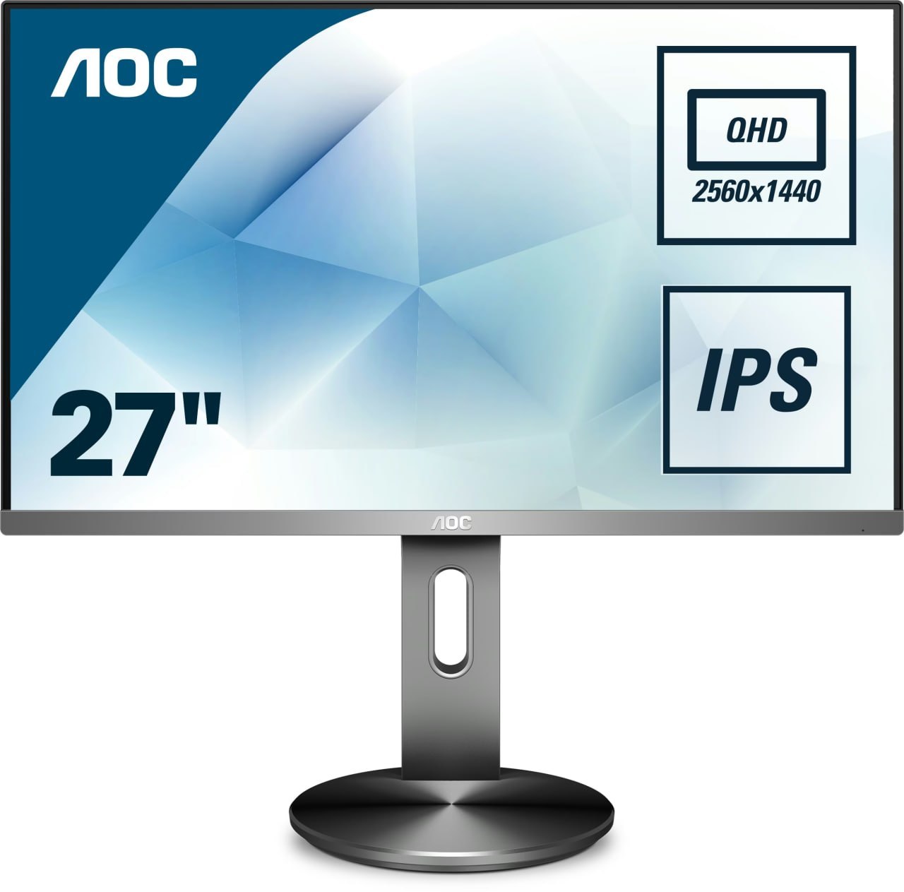 AOC Q2790PQU/BT – 27 inch QHD Monitor – 2560 x 1440 – IPS – 60 Hz – USB 3.0 – Zwart, Refurbished