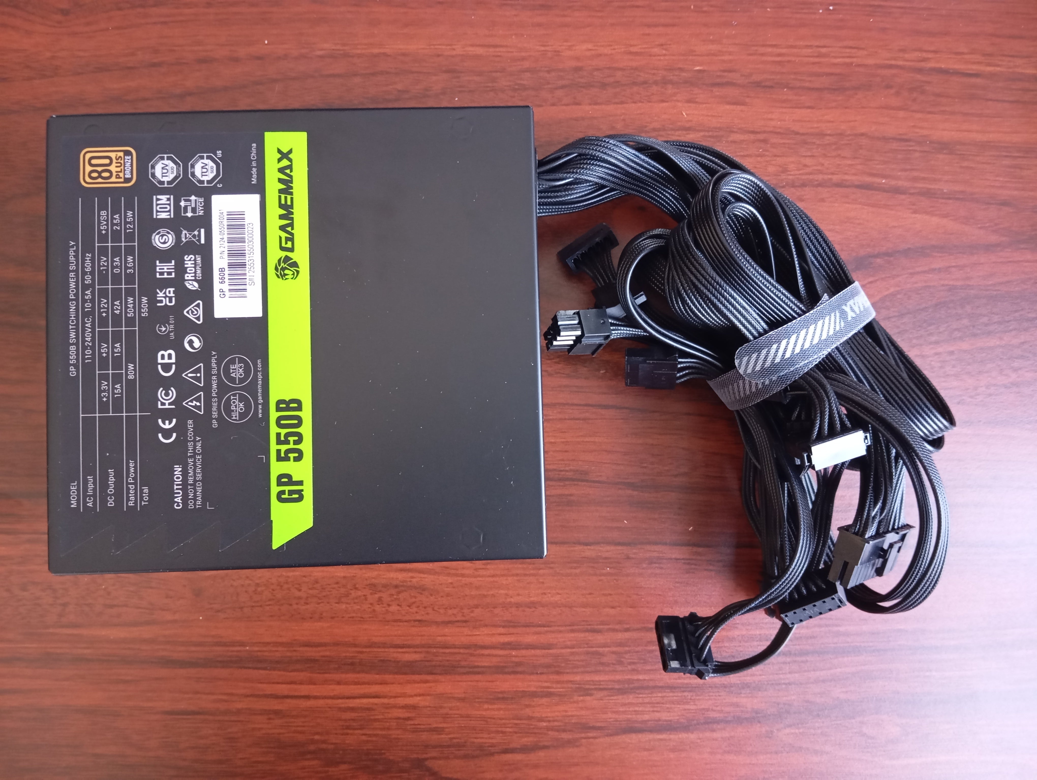 GameMax GP 550B Bronze, retourdeal