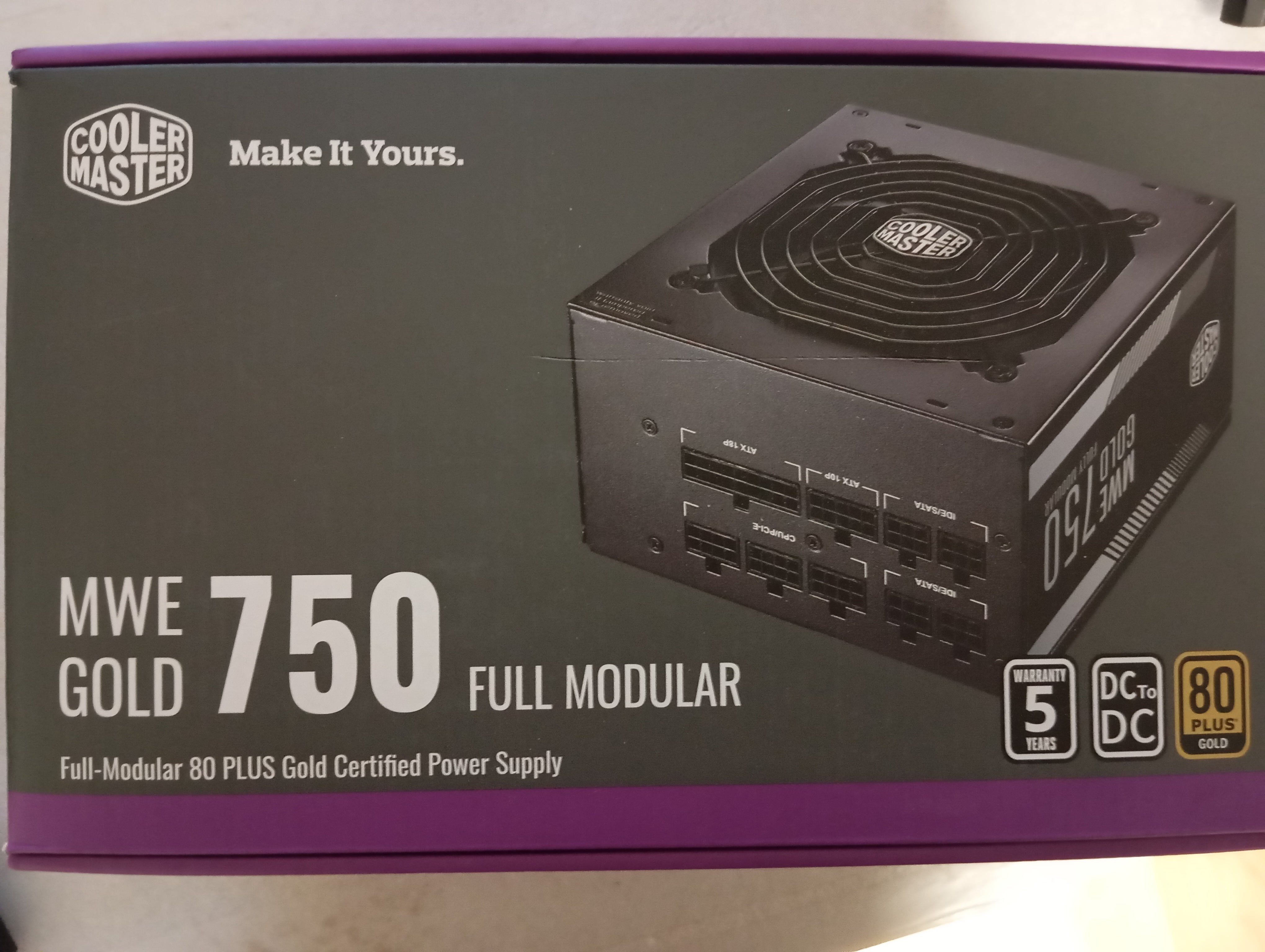 Refurbished Cooler Master MWE Gold 750 Full Modular