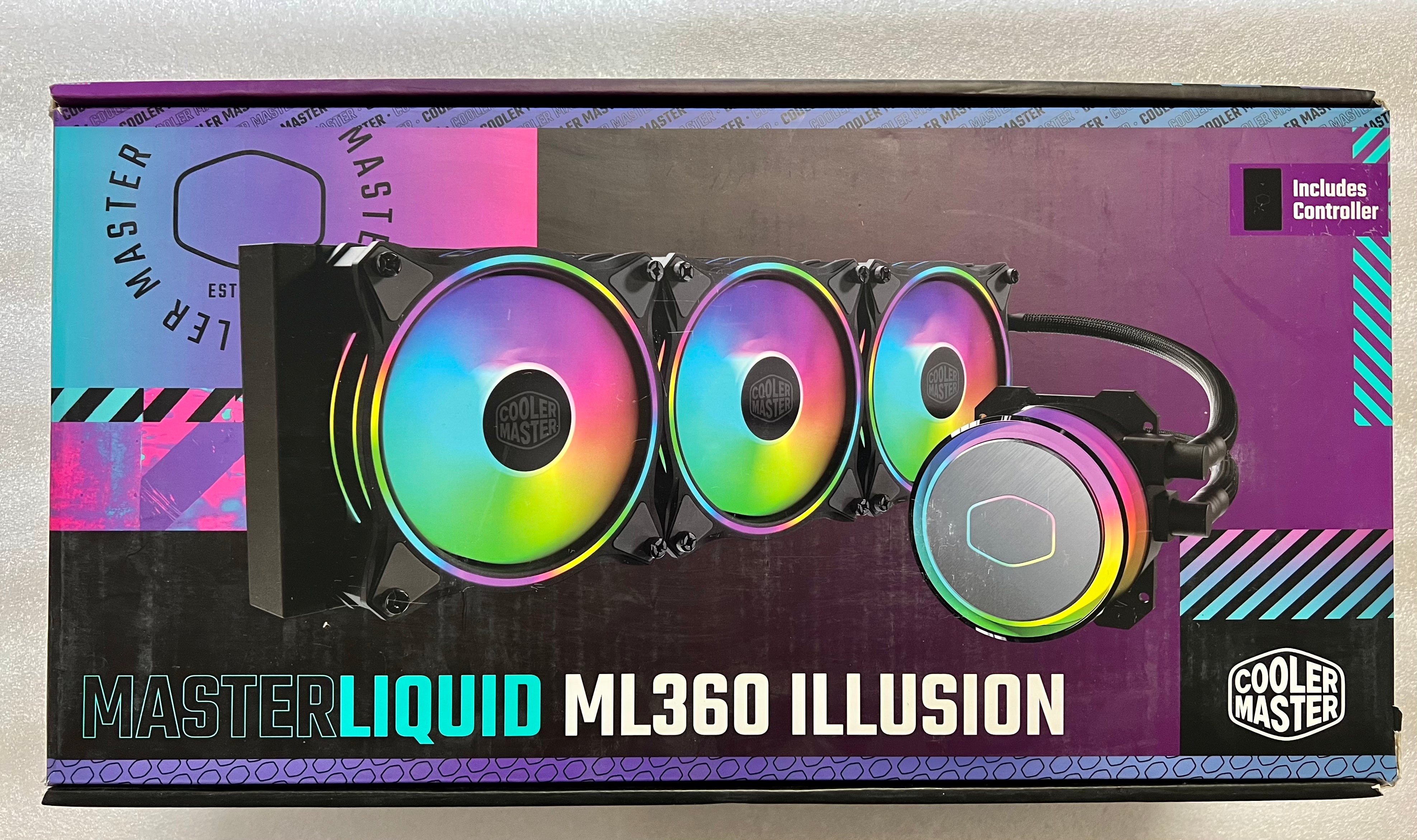 Refurbished Cooler Master MasterLiquid ML360 Illusion Black