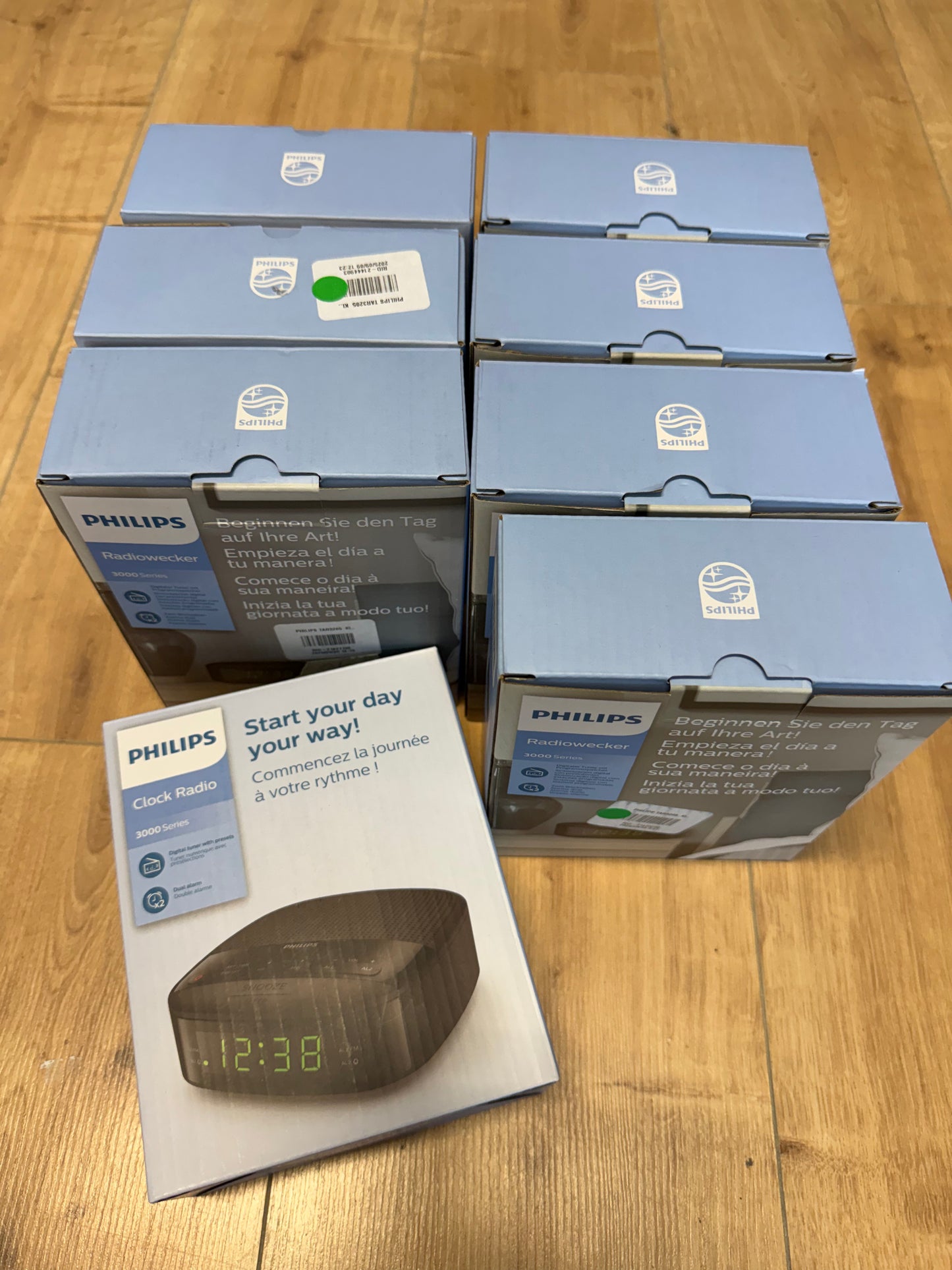 PHILIPS CLOCK RADIO DIGITAAL TAR3205/12 ZWART  --Tweede Kans