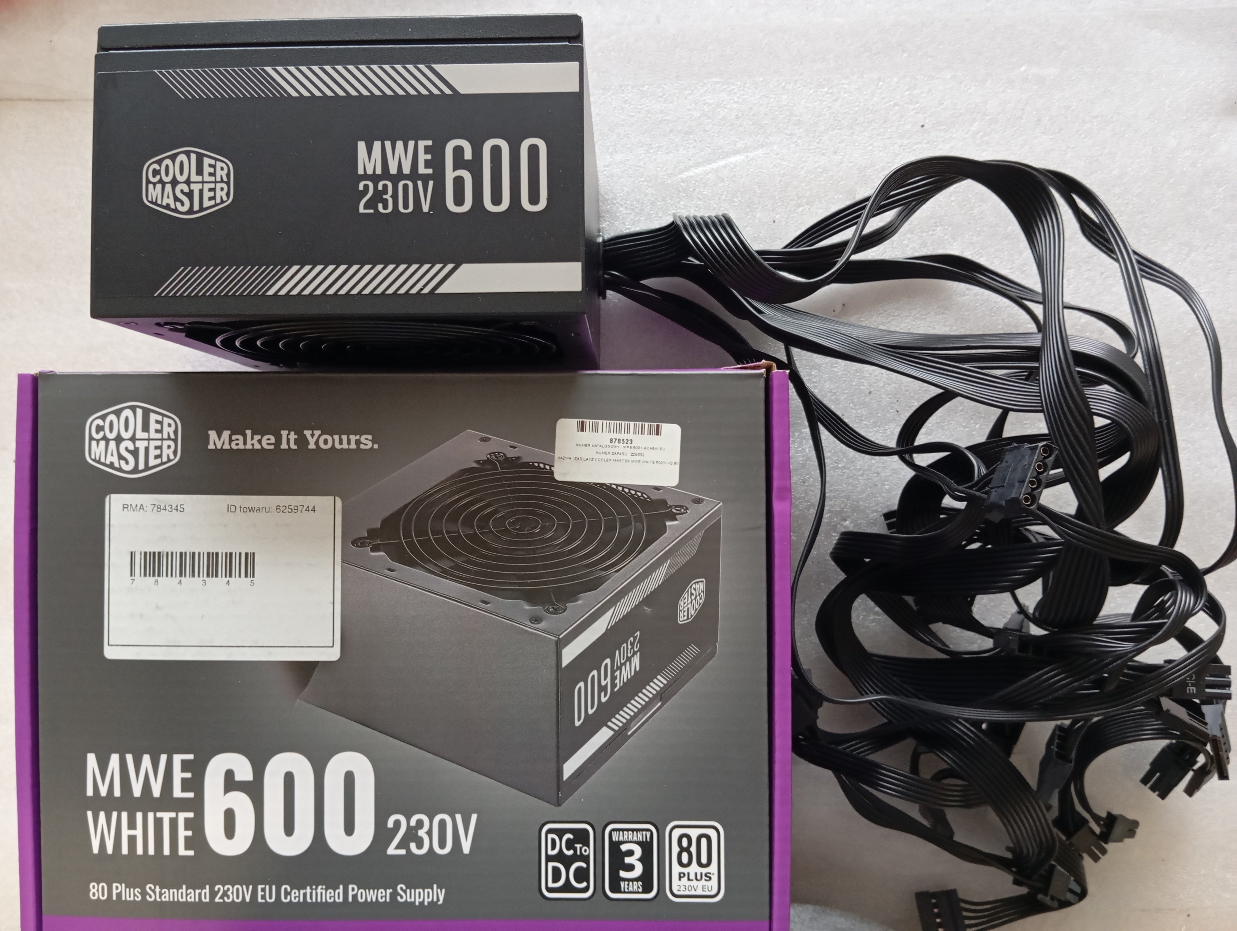 Refurbished Cooler Master MWE 600 White 230V - V2