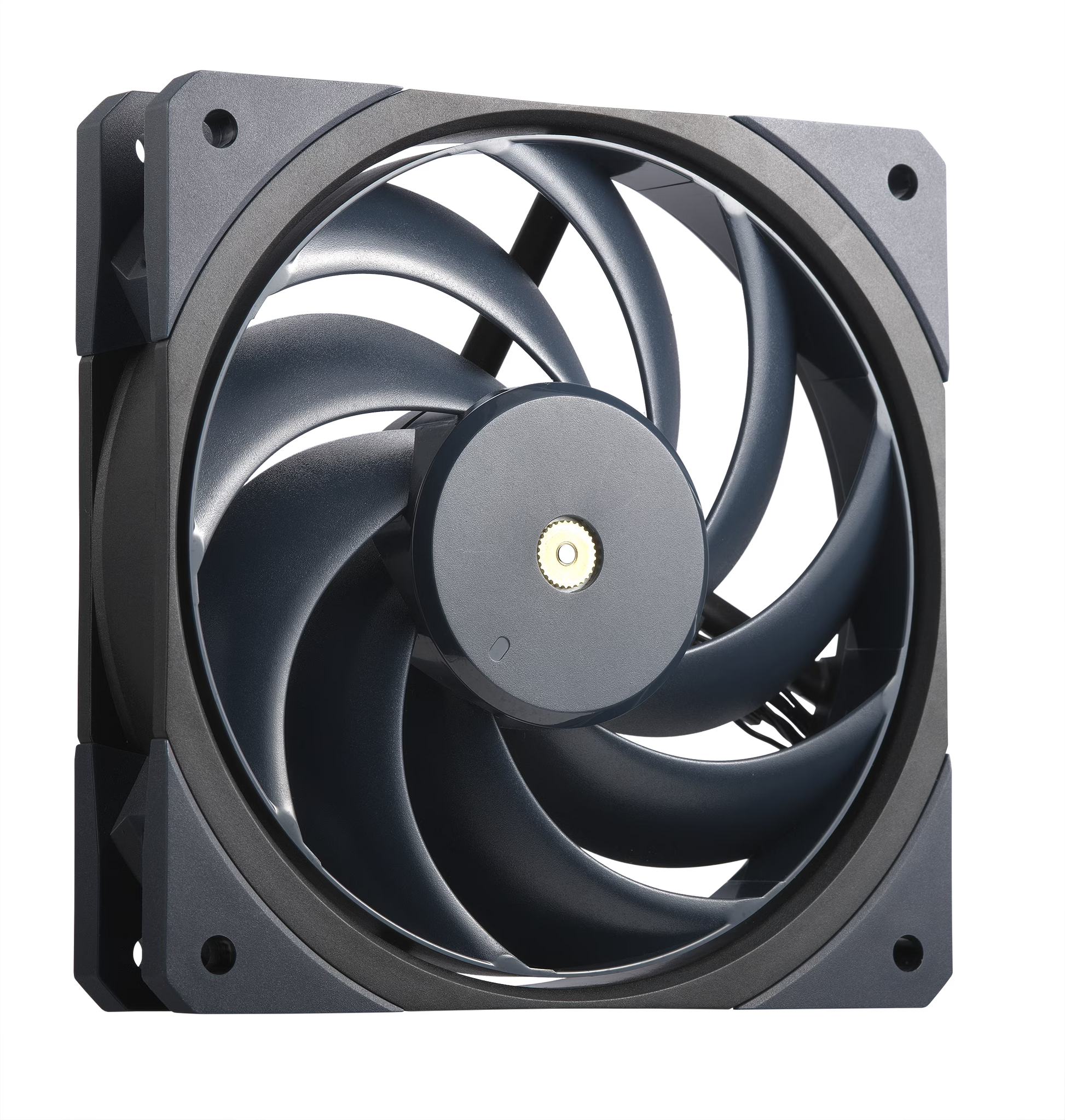 Cooler Master Mobius 120 OC 120mm fan voorkant met metalen motorhub